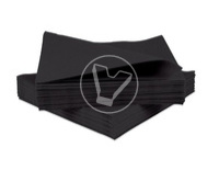 Салфетки 24*24 см черные, 1 слой, 400 шт/уп