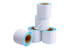 Thermal label for scales, sticker 58*30 mm, 500 pcs/roll, Verde Vita