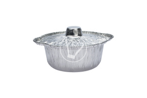 Aluminum "Pan" form with lid, 212*75mm, 1100ml