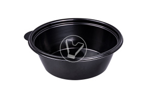 Soup container K144, 350 ml, black, Cyclyc