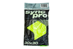 Салфетка из микрофибры с длинным ворсом 30*30, 320 гсм, SyncPro (салатовая)