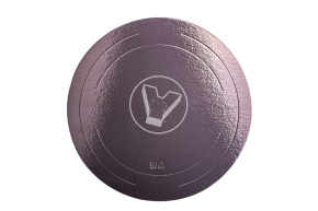 Cake board without holder, round, d 280 mm, height 2.5 mm, brown, 10 pcs/pack, “Confectioner”