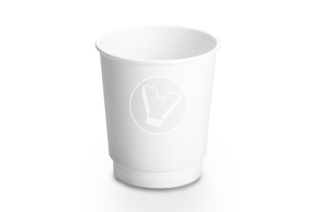 Paper cup 250 ml, white, d 82 mm