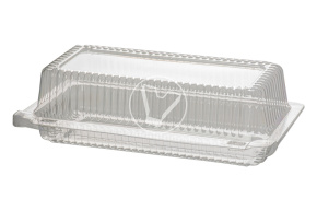 Container RK-19, 400 ml, with high lid, transparent