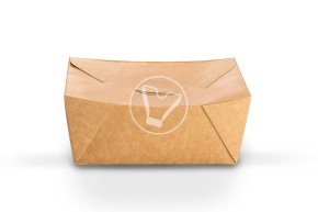 Universal box, 600 ml, for noodles, second dishes and trimmings, "ECO FOLD BOX"