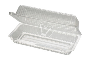 Container RK-19, 400 ml, with high lid, transparent
