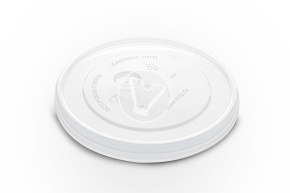 Крышка плоская к стаканам Bubble Cup, d 90 мм