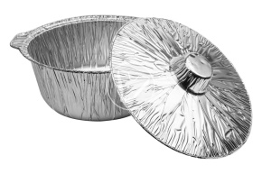 Aluminum pan shape with lid, 3200 ml, 294*112 mm, Lamina