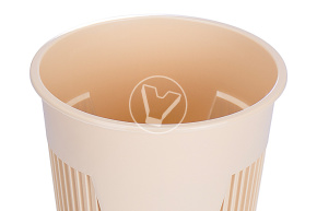 Cup 400 ml, for hot drinks, beige, PP