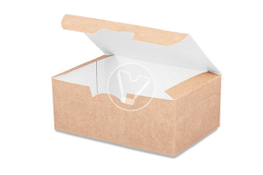 Контейнер бумажный EcoFast Food Box, размер S, DoECO