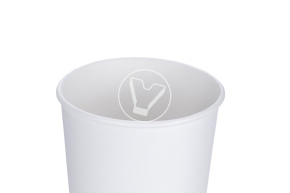 Paper cup 400 ml, white, d 90 mm
