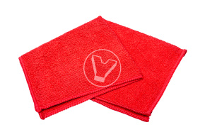 Салфетка из микрофибры 30*30 см. STANDART (красная)