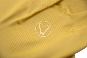 Перчатки резиновые, 100 г, размер M, желтые