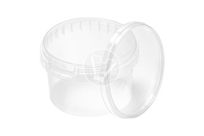 Jar with lid, transparent, d 95 mm, 280 ml
