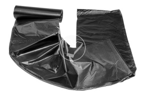Мусорный пакет без этикетки, 60 л, 20 мкм, 60*80 см, 15 шт/уп