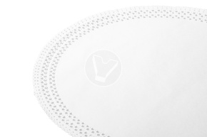 Paper lace doilies, round, d 240 mm, white, 250 pcs/pack