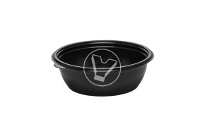 Soup container K144, 375 ml, black, without lid