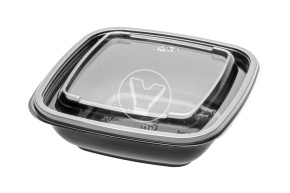 Крышка к контейнеру СпК-1616, прозрачная, СтиролПласт