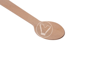 Wooden spoon, 160mm, 100 pcs/pack  Verde Vita