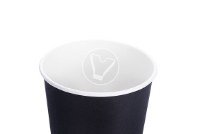 Paper cup 350 ml, black, d 90 mm