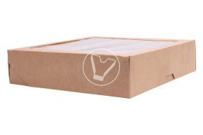 Ланч-бокс самосборный OneBox, 1500 мл, крафт