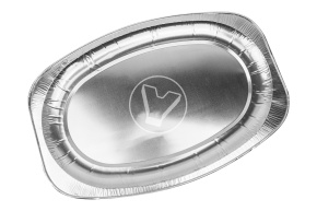 Aluminum dish Y430, oval