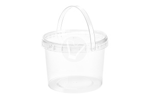 Банка с крышкой, прозрачная, d 122 мм, 800 мл