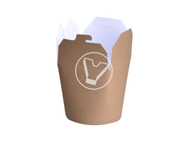 Paper container for noodles, 750 ml, kraft, "China Box"