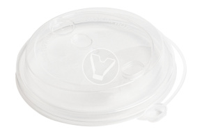 Крышка с клапаном, прозрачная, d 90 мм