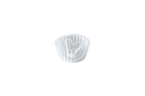 Baking cup, 4-45W, white, d 35 mm, height 20 mm, 1000 pcs/pack