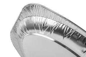 Aluminum dish Y345, oval