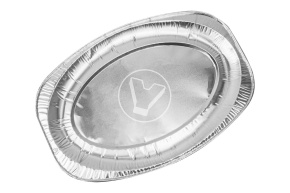 Aluminum dish Y345, oval