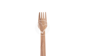 Wooden fork, 160mm, 100 pcs/pack  Verde Vita