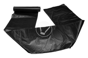 Garbage bag without label, 120 l, 25 microns, 80*110 cm, 10 pcs/pack