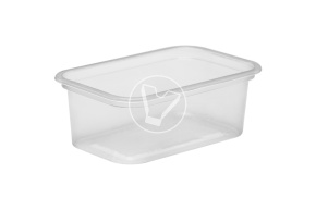 Sealing container, transparent, 142*95*55 mm, 400 ml