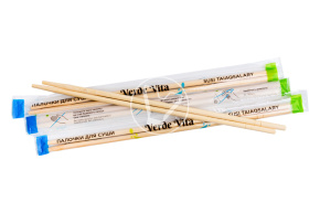 Chopsticks in individual packaging, length 230 mm, Verde Vita