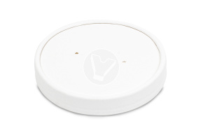 Paper lid for white EcoSoup soup bowl 500 ml, d 97 mm, white, Verde Vita