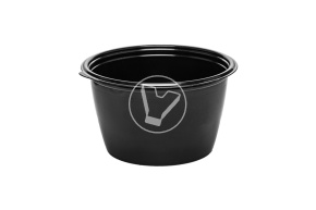 Soup container K144, 750 ml, black