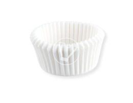 Тарталетка бумажная, белая, d 35 мм, высота 20 мм, 2000 шт/уп