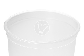 Plastic cup U-cup 500ml, transparent