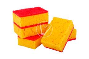 Large-pored kitchen sponge, 5 pcs/pack, Intensive