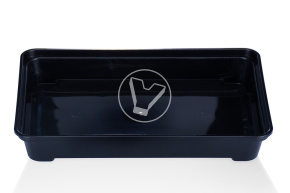 Спк-19 дно для суши, без крышки, черное ПП Премиум