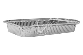 Aluminum container C314, 314*209*48 mm, 2235 ml, Lamina