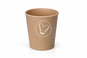 Стакан 250 мл, бумажный, для горячего, крафт