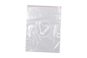 Plastic poly bag with resealable lock, 200*250 mm