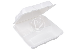 Ланч-бокс 1560 мл. 3х секционный, 232*228*50 мм