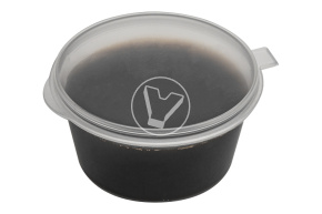 Sauce bowl with combined lid 1246P, transparent, 50 ml