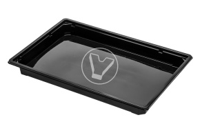 Sushi bottom SpK-25, black, 248*165*25 mm