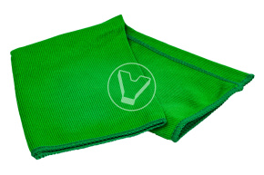 Microfiber glass cloth 35*35, 265 gsm, green