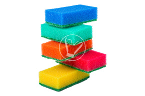 Kitchen sponge, size L, 5 pcs/pack, Mr. Bulk